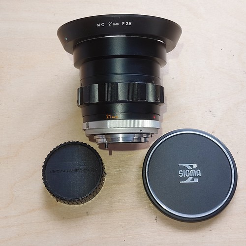 Minolta 21mm F/2.8 MC W.Rokkor NL Wide Angle Lens, SR Mount - Picture 9 of 9