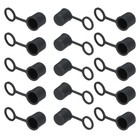 15pcs BNC-B Port Conduit Couvercles Bouchons Silicone Bouchons Protecteur, Noir
