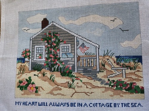 Cooper Oaks Designs~Cottage By The Sea~Beach House~Rose Garden~Seagulls~NP