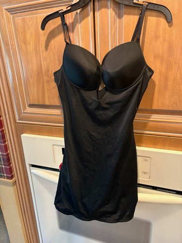 DAMEN BAUCH HÜFTEN KONTROLLE GLÄTTEND FORMEND FULL SLIP SHAPER GEPOLSTERTER BH L