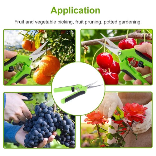 4-Pack Curved Blade Gardening Trimming Scissors Pruner Shear Plant Trimmers - Picture 7 of 7