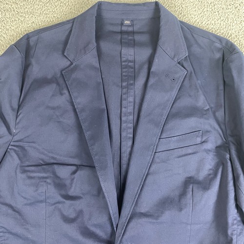 J Crew Thompson Blazer Mens 42R Navy Slim Fit Unstructured In Flex Chino NEW