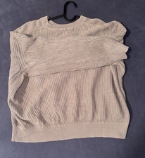Bershka Damen Strickpullover Rosa Unifarben R...