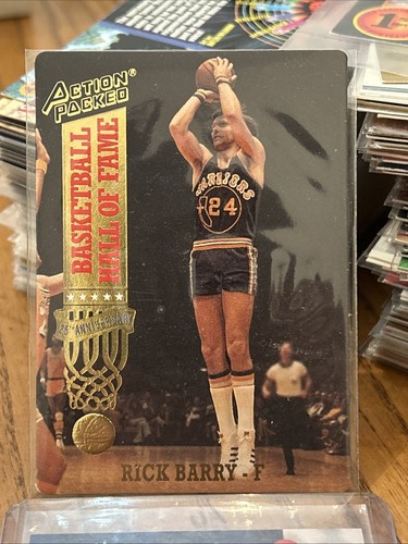 1993 Action Packed Hall Of Fame Basketball # 48 Rick Barry