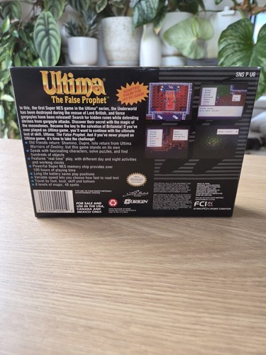 Ultima The False Prophet - Super Nintendo -  SNES - NTSC U  - Picture 8 of 16