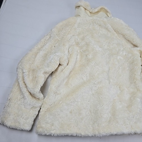 Saix Female Damen Kunstfelljacke – Creme / Offwhite – Größe 40 – Kurzjacke - Bild 16 von 19