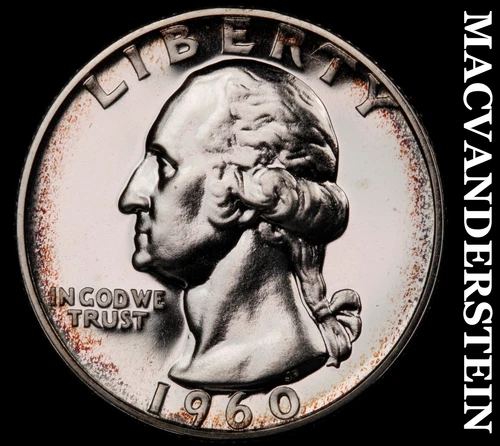 1960 Silver Washington Quarter-Choice Gem Proof Lustrous No Reserve #G8593