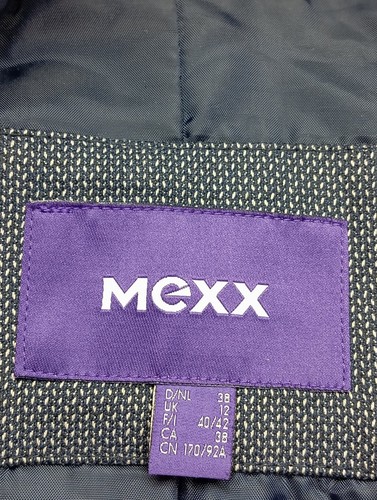 MEXX Blazer corto Mujeres Blazer Talla EU 38 azul look casual - Imagen 4 de 5