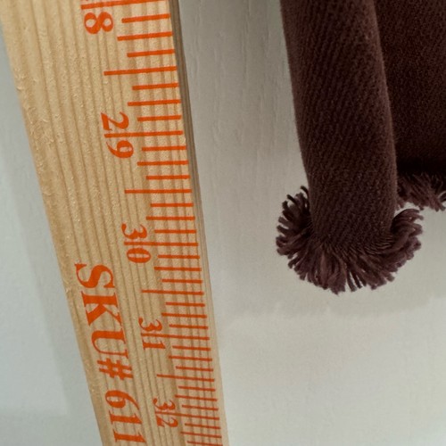 Judy Blue Jeans braun hoher Bund weites Bein roher Saum Damengröße 16W - Bild 13 von 13