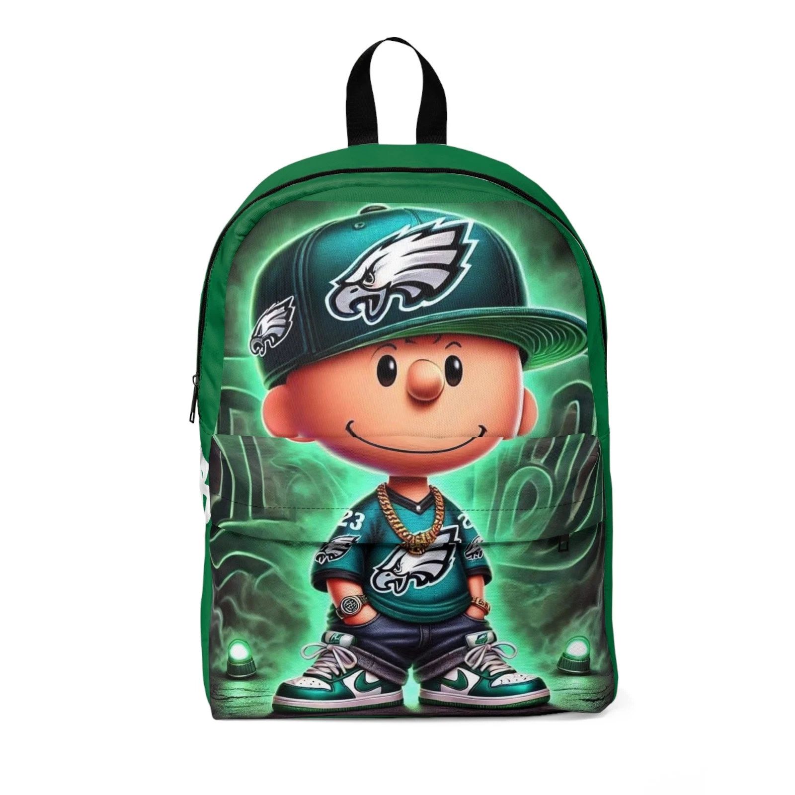 Cartoon Philly Eagle Kid Backpack, Eagles Fan Gear