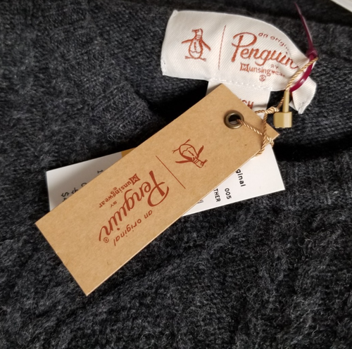 Penguin by Munsingwear dunkelanthrazit melierter Pullover, Größe S/P - Bild 5 von 7