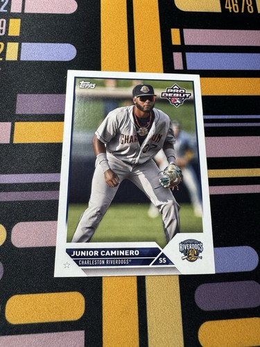 Topps Pro Debut Junior Caminero 2023 #PD-139 Charleston Riverdogs - Imagen 19 de 20
