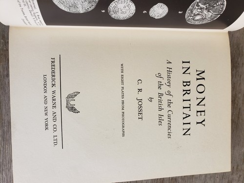 Money in Britain C. R. Josset 1962 HC w/ Dust Jacket Author Signed - Picture 6 of 7