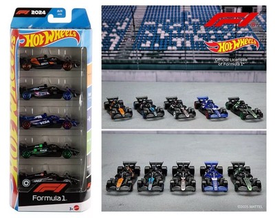 Hot Wheels F1ミニカー6台セット Hot Wheels 1:64 Basic Formula 1 F1 Racing 5-Pack Cars Set