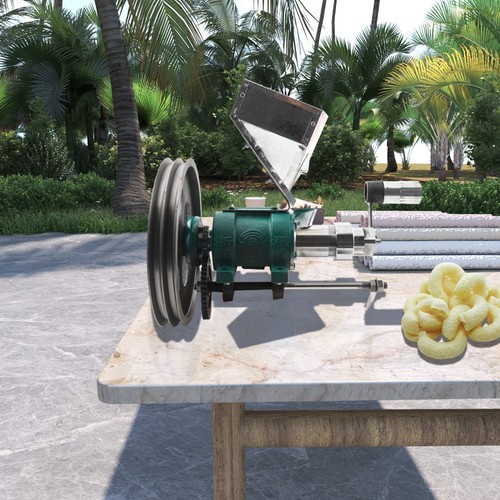 Extrusora de alimentos de harina de maíz extrusora de alimentos multifuncional para productos de harina de maíz - Imagen 8 de 18