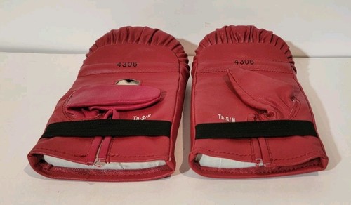 Everlast Red Boxing Sparing Training Speed Work Gloves #4306 Brand New Size S/M - Picture 4 of 5