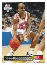 HAROLD MINER 1992-93 UPPER DECK ROOKIE CARD NM-MT CONDITION