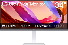 LG 34U530A-W 34-Inch Ultrawide WFHD 2560 X 1080 IPS Wide Computer Monitor, 100