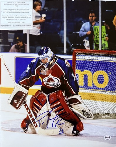 Patrick Jacques Roy HOF Colorado Avalanche Rare Signed Auto 14x11 Photo W/COA - Picture 6 of 6