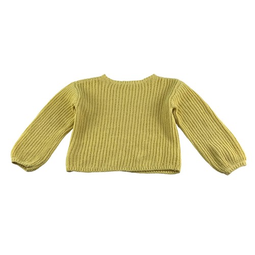 H&M Pullover 7-8 Jahre gelb Rippstruktur Strick - Bild 3 von 9