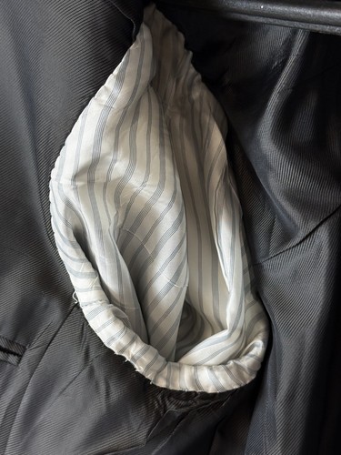 Mens Pal Zilieri Vicenza Wool Gray Suit Blazer & Pant Size 50 R - Picture 15 of 24