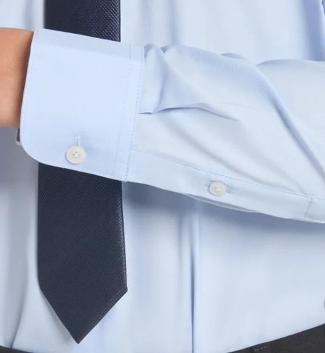 Kenneth Cole Youth Size 8 Long Sleeve Dress Shirt & Tie, Light Blue - Picture 4 of 4