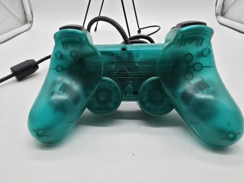 Sony PlayStation 2 PS2 Emerald Green Clear Dualshock Controller - Tested Oem - Picture 6 of 7