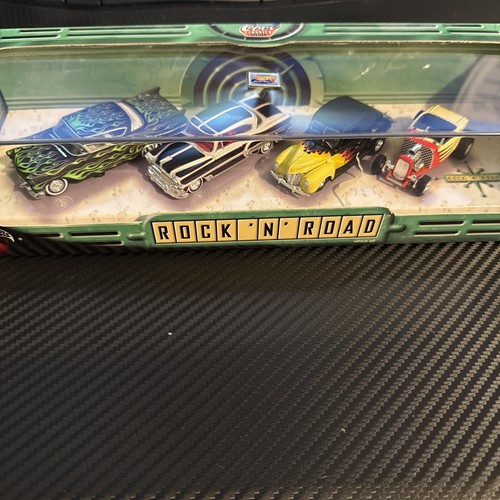 100% Hot Wheels Cool Classics Series Rock N Road 4 Car Set