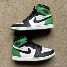 Air Jordan 1 Retro High OG Lucky Green Men’s Size 9.5 Black White DZ5485-031