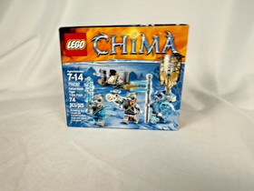 LEGO Legends of Chima Saber-Tooth Tiger Tribe 70232 + Vardy's Ice Glider 70141