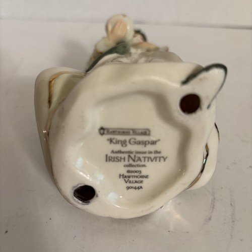 Hawthorne Village Irish Nativity King Gaspar Figurine Collectible Original - Picture 9 of 9