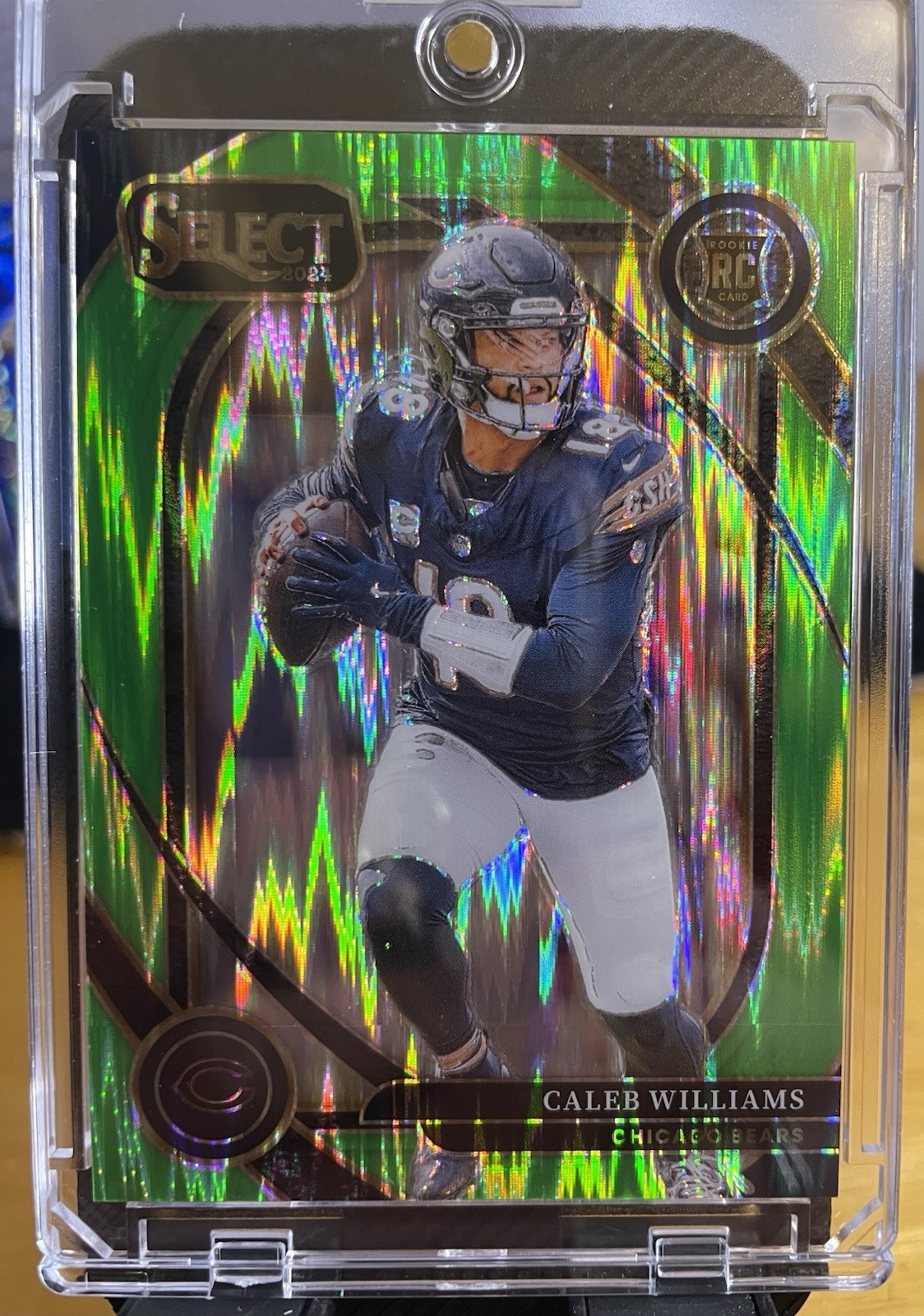 2024 Panini Select CALEB WILLIAMS Rookie Club Lvl Green Shock /499 Bears