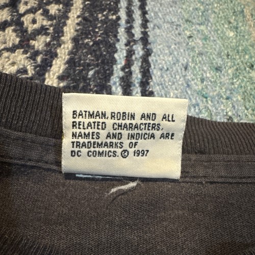 RARE Vintage 1999 Batman Beyond Mens M Shirt DC Comics Animated Series Faded 90s - Bild 6 von 8