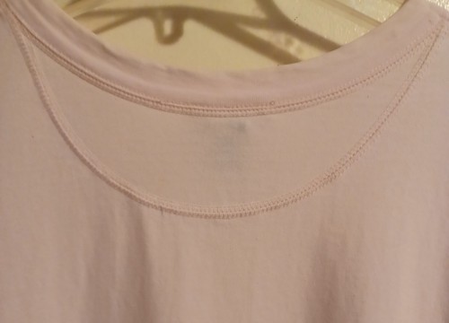 Talbots Top Womens Size Large Pale Pink Cotton Tee T-Shirt Short Sleeve Pullover - Picture 5 of 9
