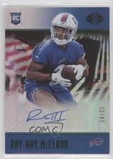 2018 Illusions Signs Trophy Collection Green /25 Ray-Ray McCloud Rookie Auto RC