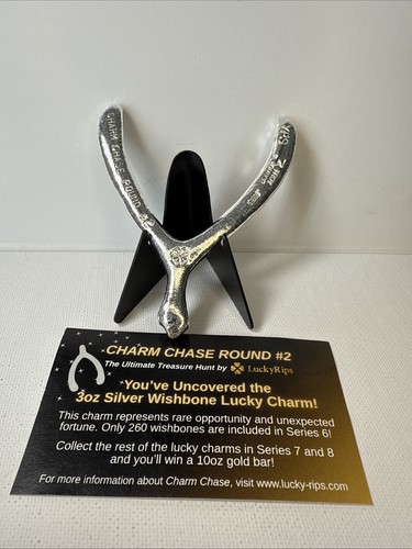 Lucky RIPS EDELMETALLE SERIE 6 QUERLENKER 3OZ CHARM CHASE RUND 2 