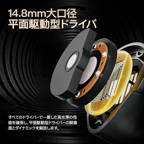 Letshuoer S12 Ultra HIFI Wired Kopfhörer 14,8mm In-Ear Gunmetal Gray shuoer - Bild 7 von 7