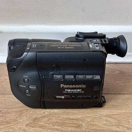 Vintage Panasonic Palmcorder NV-S6 VHS-C Movie Camera - w./ Charger- Untested - Picture 2 of 14