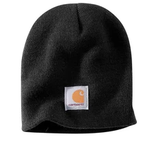 Carhartt Men's Knit Beanie Hat Black AH0205-M One Size - New With Tags NWT