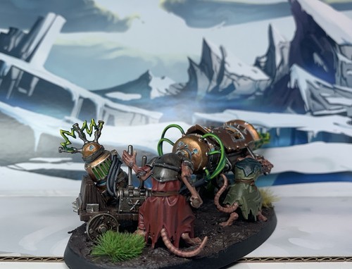 Warhammer AoS Age Of Sigmar Skaven Warp-grinder Painted - Picture 4 of 6