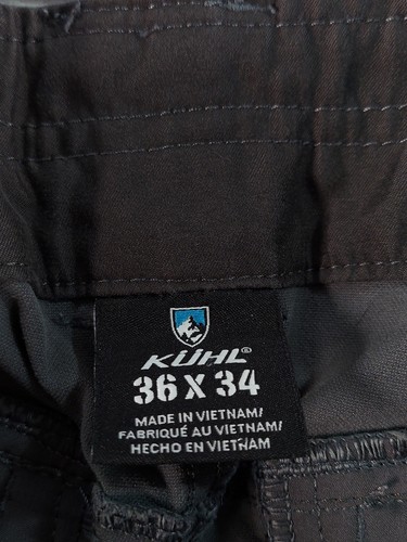Pantalones Kuhl Resistor Para Hombre 36x34 Gris ElásticoX Rendimiento Resistente al Agua Exterior - Imagen 13 de 18