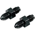 Goodridge Ebony Fitting - 3/8in.-24 I.F. to 3/8in. Motorcycle Street Bike