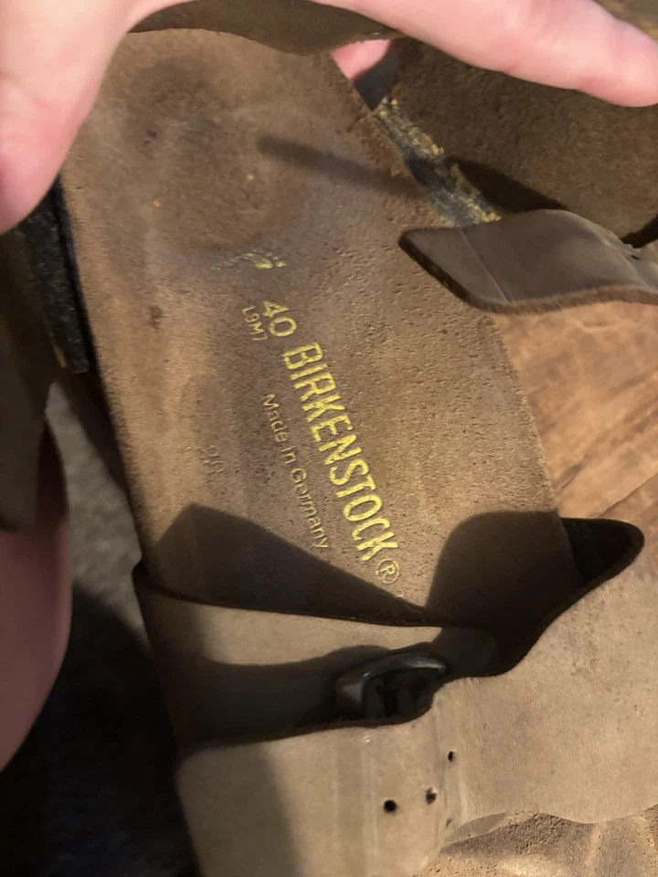 Sandalias Birkenstock Sonora de cuero marrón jengibre EU 40 L9 M7 Foto 3 de 4