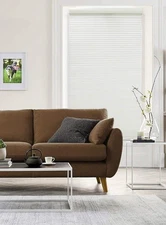 Radiance Cordless Cellular Shade, 48 Inches Width x 72 Inches Length, White (...