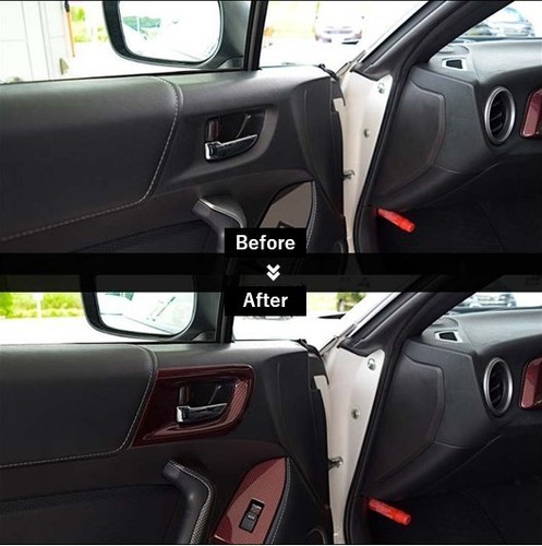 Second Stage Door Bezel Panel for TOYOTA 86 ZN6 & Scion FR-S : 4 Colors - Picture 3 of 5