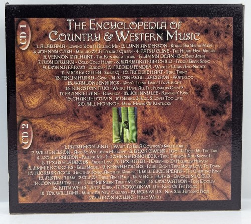 The Encyclopedia Of Country & Western Music Double Audio CD Various PreOwned - Picture 2 of 8