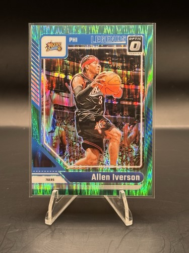 Baloncesto óptico Panini Donruss 2024-25 Allen Iverson #237 verde amortiguador/149