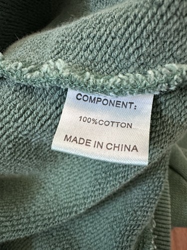 Maglione Granata Y2K Felpa Uomo XL Skate Grunge Quaker Ragazzo Verde - Foto 4 di 10