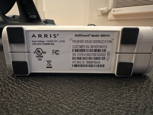 ARRIS SURFboard SB6141 Docsis 3.0 Cable Modem - Works Great! - Picture 3 of 3