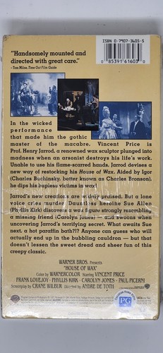 House of Wax (VHS). SEALED Canadian Edition - Foto 2 di 3